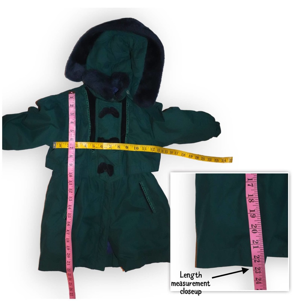 Rothschild Vintage Victorian Style Girls Coat Size 4T - Picture 6 of 9